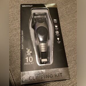 VIVITAR 10 PIECE HAIR & BEARD GROOMING KIT